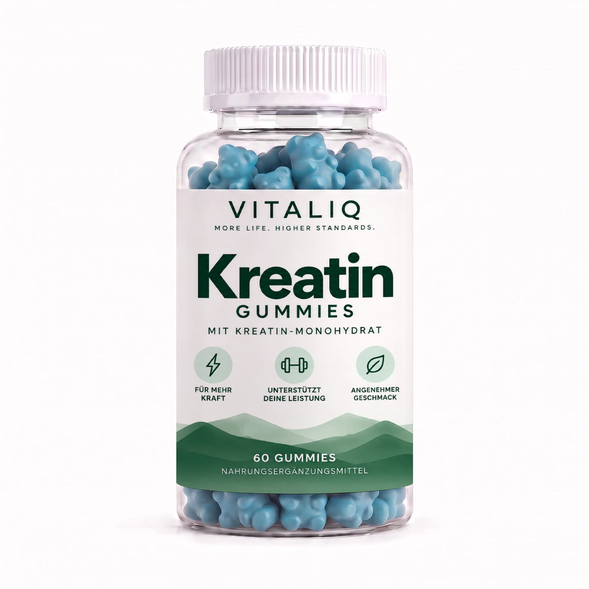 Kreatin-Gummibärchen – 60 Stück