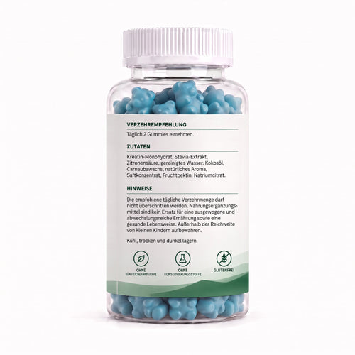 Kreatin-Gummibärchen – 60 Stück