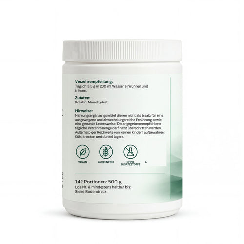 VITALIQ Kreatin Monohydrat – 500 g
