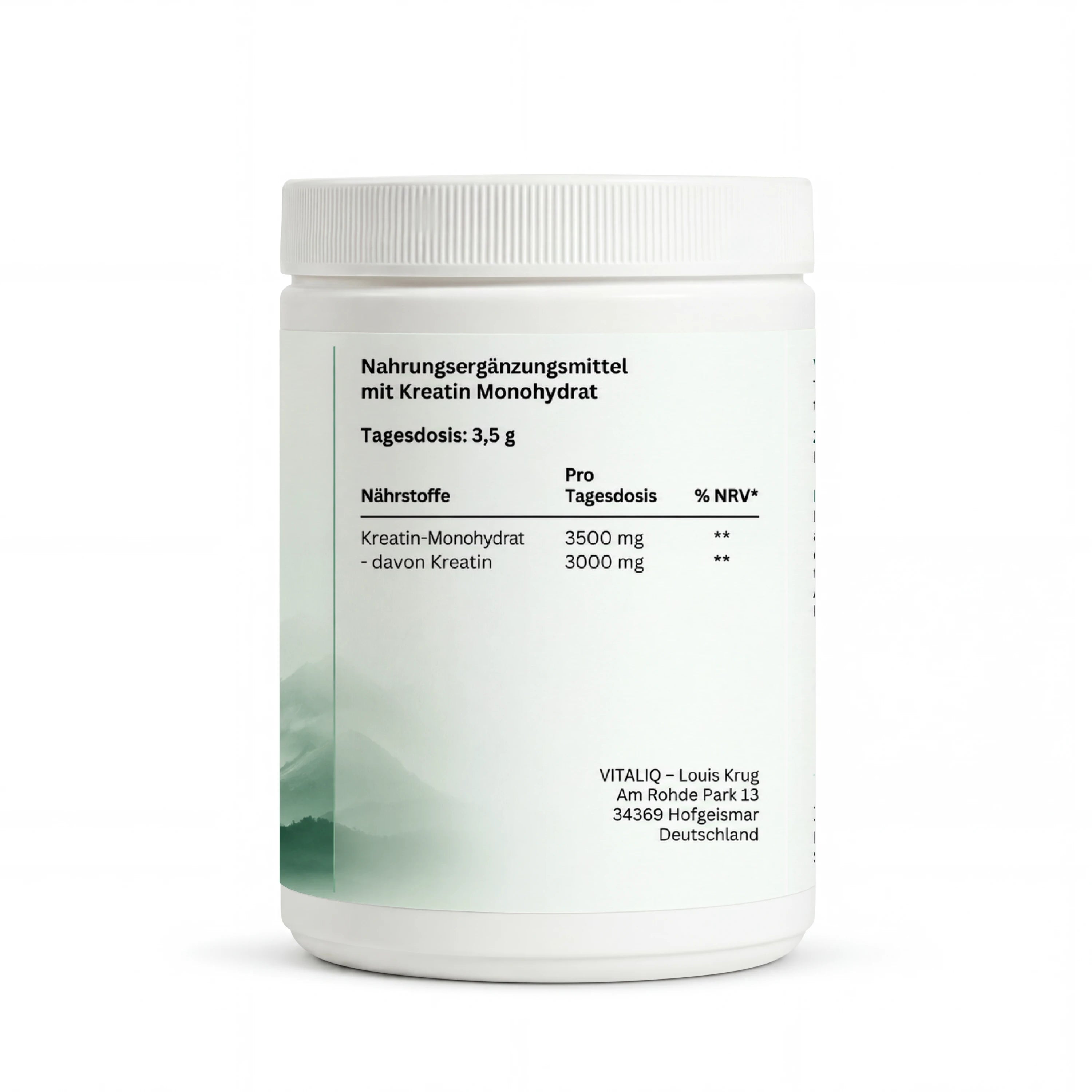 VITALIQ Kreatin Monohydrat – 500 g